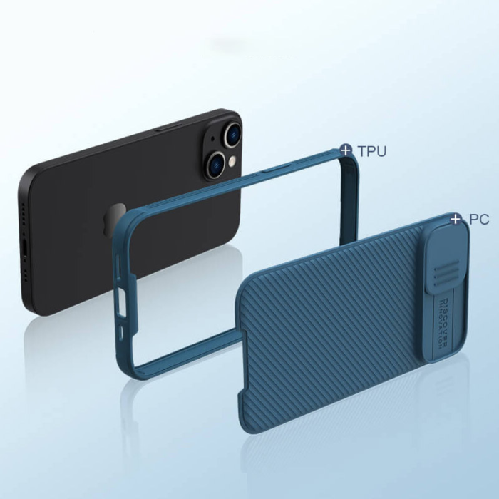 Maska Nillkin CamShield Pro za iPhone 14 crna - Slika 2