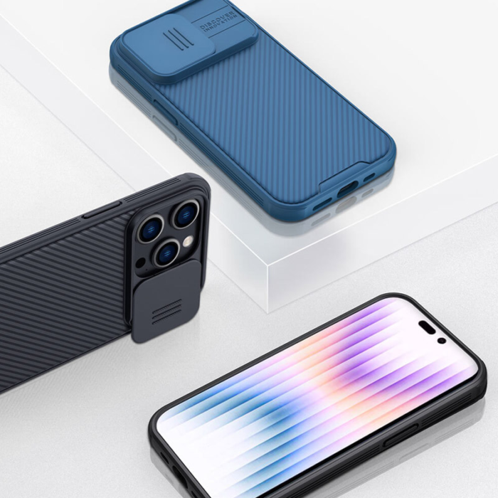 Maska Nillkin CamShield Pro za iPhone 15 Pro Max crna - Slika 3