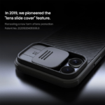Maska Nillkin CamShield Pro za iPhone 16 crna - Slika 7