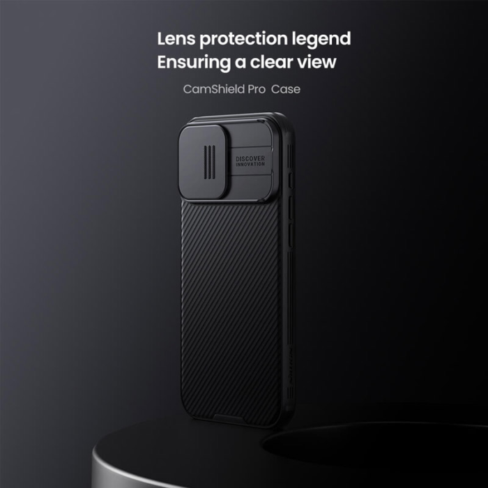 Maska Nillkin CamShield Pro za iPhone 16 Pro Max titanijum siva - Slika 6