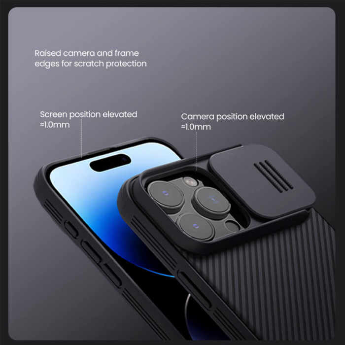 Maska Nillkin CamShield Pro za iPhone 16 Pro titanijum siva - Slika 10