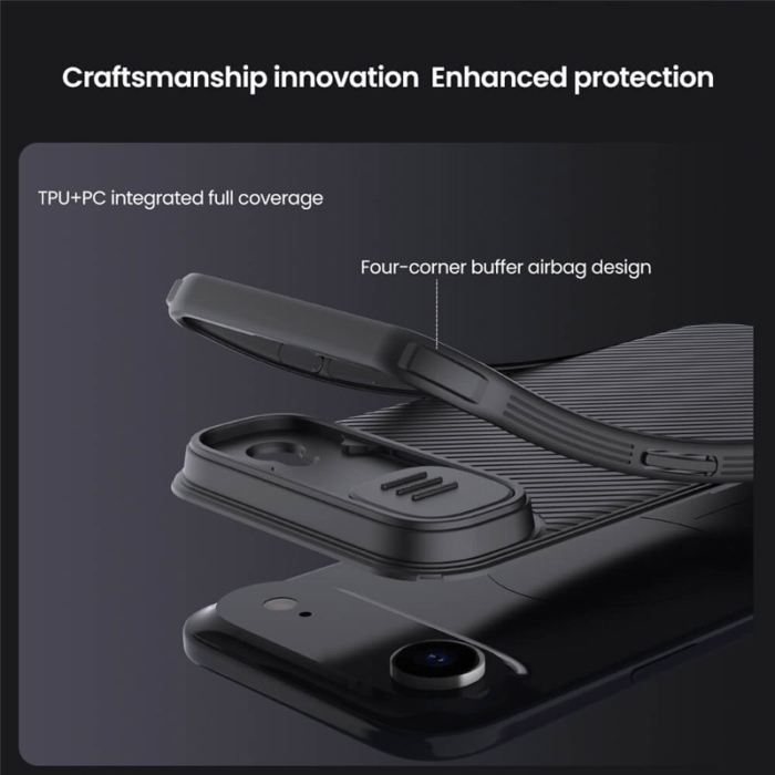 Maska Nillkin CamShield Pro za iPhone Air crna - Slika 8