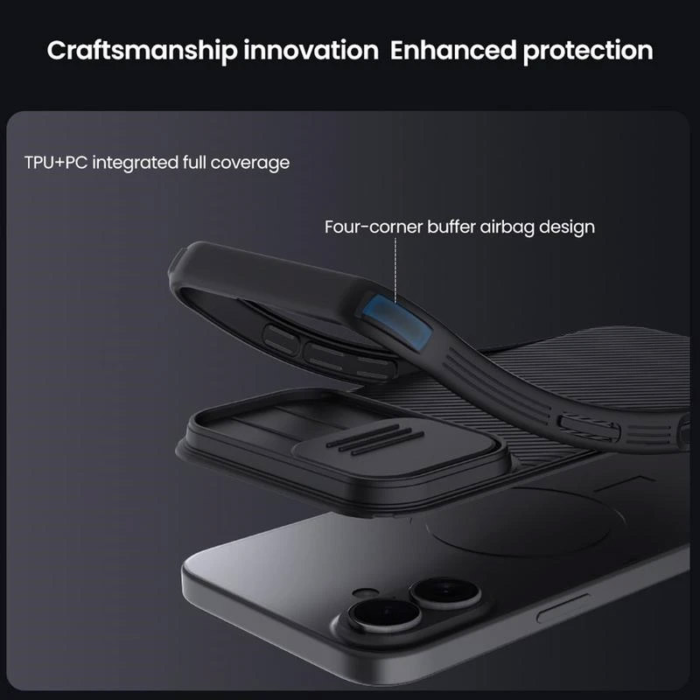 Maska Nillkin CamShield Pro za iPhone 17 crna - Slika 8