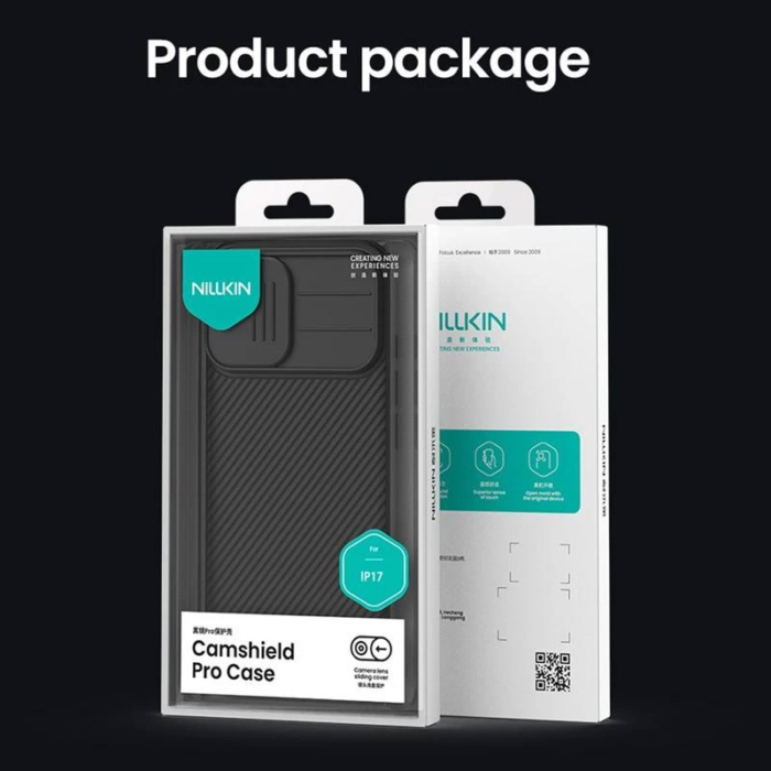 Maska Nillkin CamShield Pro za iPhone 17 crna - Slika 9