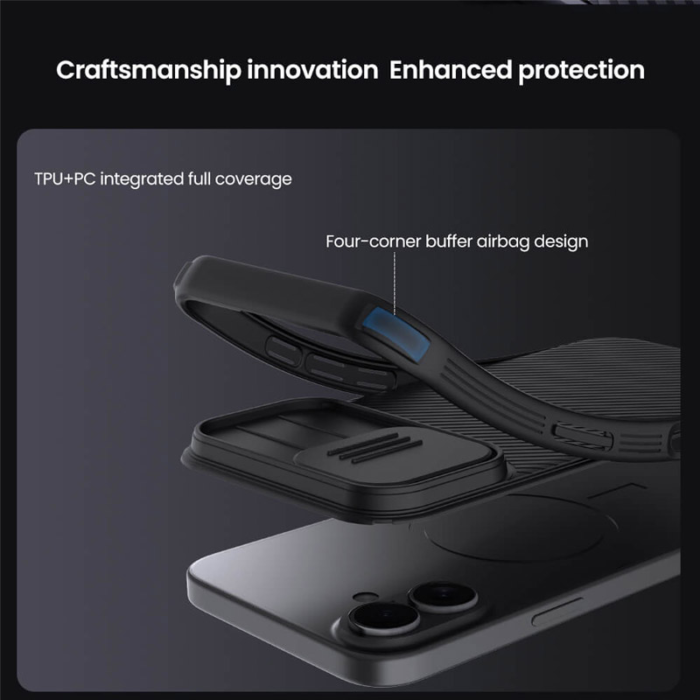 Maska Nillkin CamShield Pro za iPhone 17 plava - Slika 8