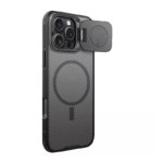 Maska Nillkin CamShield Prop Magnetic za iPhone 16 Pro Max transparent crna - Slika 5