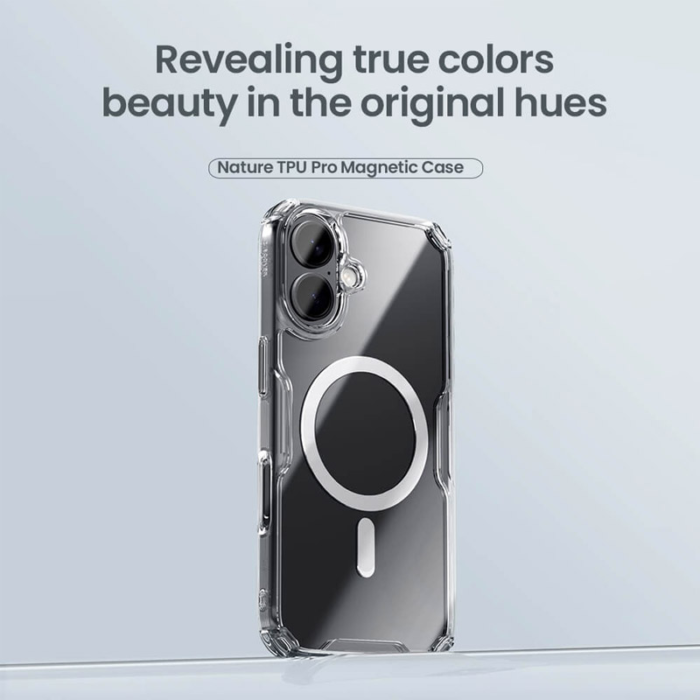 Maska Nillkin Nature Pro Magnetic za iPhone 16 bela - Slika 5