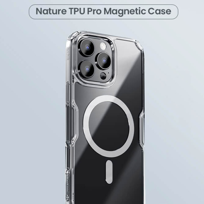 Maska Nillkin Nature Pro Magnetic za iPhone 16 Pro bela - Slika 5