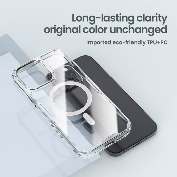 Maska Nillkin Nature Pro Magnetic za iPhone 16 Pro bela - Slika 6