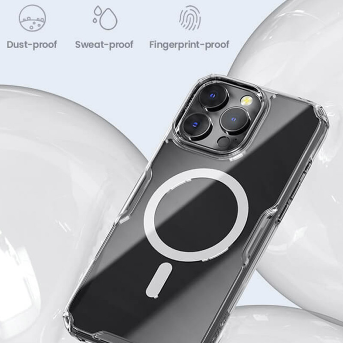 Maska Nillkin Nature Pro Magnetic za iPhone 16 Pro bela - Slika 10
