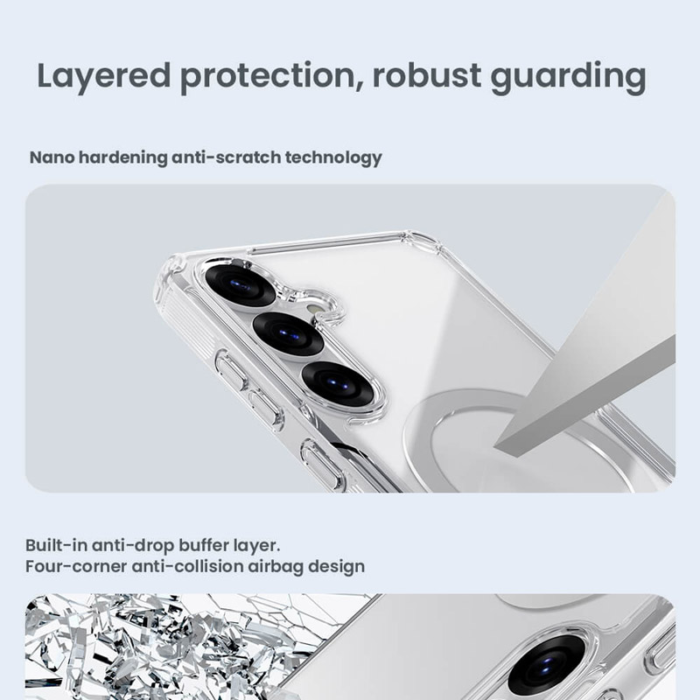 Maska Nillkin Nature Pro Magnetic za Samsung S25 Plus/ S936B transparent - Slika 8