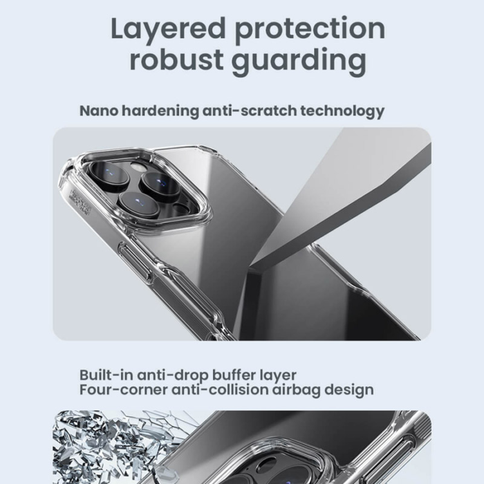 Maska Nillkin Nature Pro za iPhone 16 Pro Max transparent - Slika 8