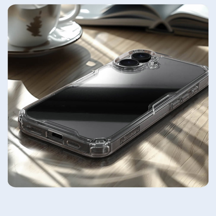 Maska Nillkin Nature Pro za iPhone 16 transparent - Slika 8