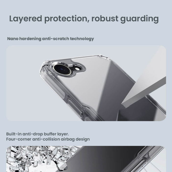 Maska Nillkin Nature Pro za iPhone 16e bela - Slika 8