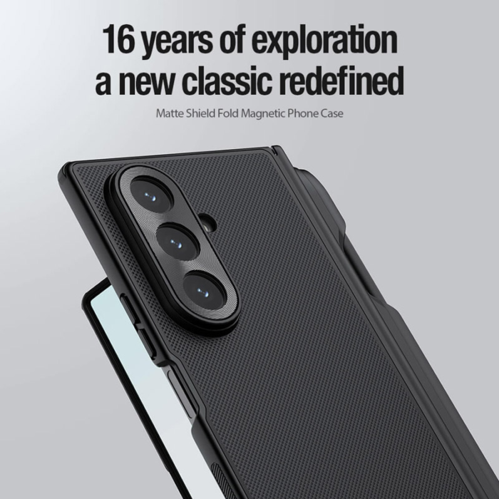 Maska Nillkin Super Frosted Shield Fold Magnetic (with Pen) Samsung Galaxy Z Fold 7 crna - Slika 5