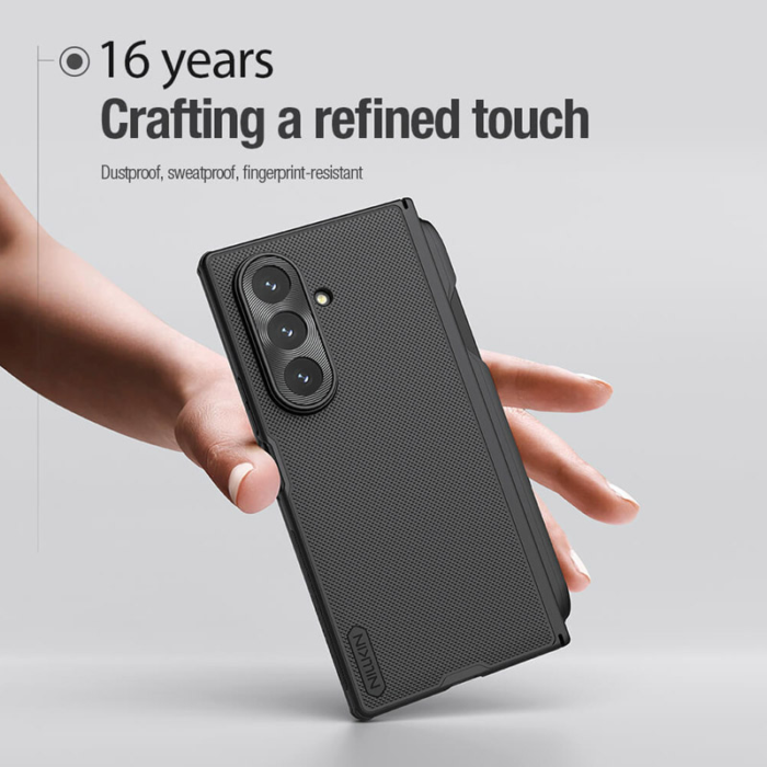 Maska Nillkin Super Frosted Shield Fold Magnetic (with Pen) Samsung Galaxy Z Fold 7 crna - Slika 7