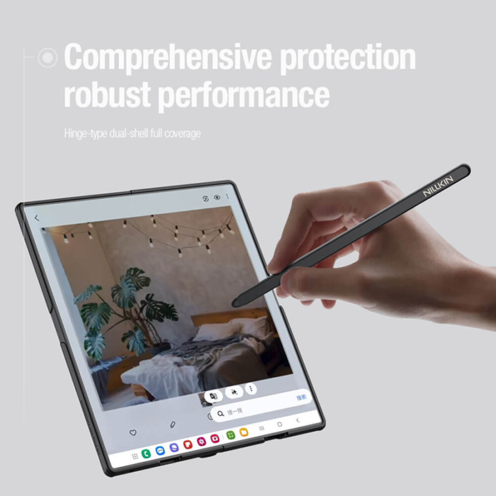 Maska Nillkin Super Frosted Shield Fold Magnetic (with Pen) Samsung Galaxy Z Fold 7 crna - Slika 9