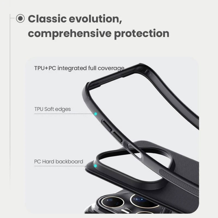 Maska Nillkin Super Frosted Shield Pro Magnetic za Huawei Pura 80 Ultra crna - Slika 8