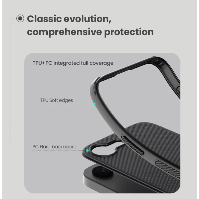 Maska Nillkin Super Frosted Shield Pro Magnetic za iPhone 16e crna - Slika 8