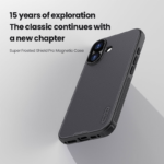 Maska Nillkin Super Frosted Shield Pro Magnetic za iPhone 17 (bez otvora za logo) crna - Slika 6