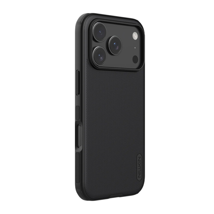 Maska Nillkin Super Frosted Shield Pro Magnetic za iPhone 17 Pro Max (bez otvora za logo) crna - Slika 2