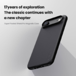 Maska Nillkin Super Frosted Shield Pro Magnetic za iPhone Air (bez otvora za logo) crna - Slika 6