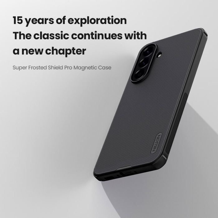 Maska Nillkin Super Frosted Shield Pro Magnetic za Samsung A56 5G/ A566B crna - Slika 6
