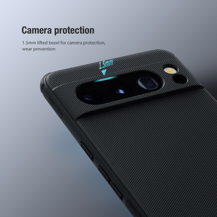 Maska Nillkin Super Frosted Shield Pro za Google Pixel 8 Pro crna - Slika 8