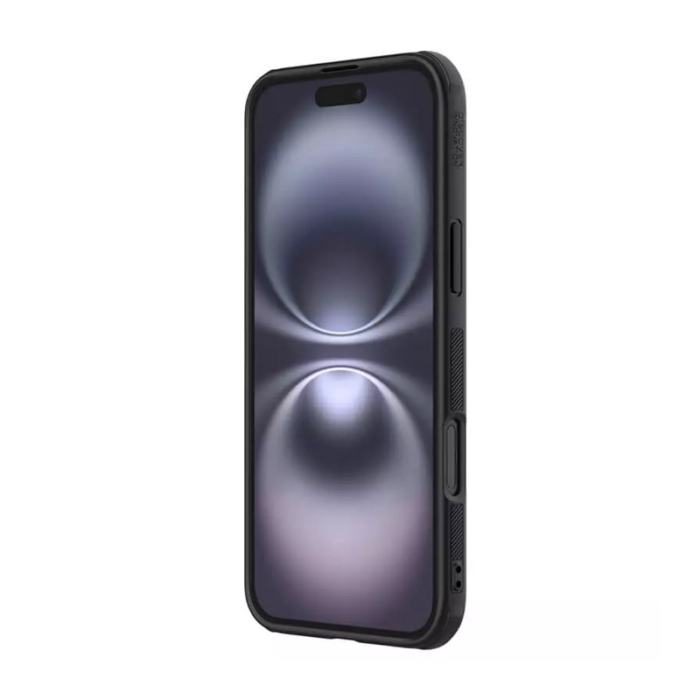 Maska Nillkin Super Frosted Shield Pro za iPhone 16 (bez otvora za logo) crna - Slika 4