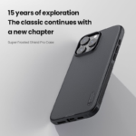 Maska Nillkin Super Frosted Shield Pro za iPhone 16 Pro (bez otvora za logo) titanijum siva - Slika 6