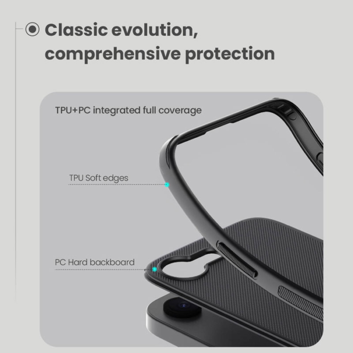 Maska Nillkin Super Frosted Shield Pro za iPhone 16e plava - Slika 8