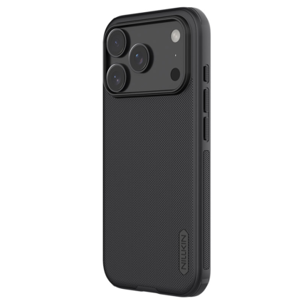 Maska Nillkin Super Frosted Shield Pro za iPhone 17 Pro (bez otvora za logo) crna
