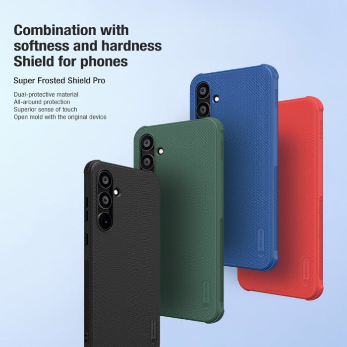 Maska Nillkin Super Frosted Shield Pro za Samsung A55 5G/ A556B crna - Slika 6