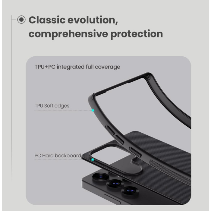 Maska Nillkin Super Frosted Shield Pro za Samsung S25 Ultra/ S938B crna - Slika 8