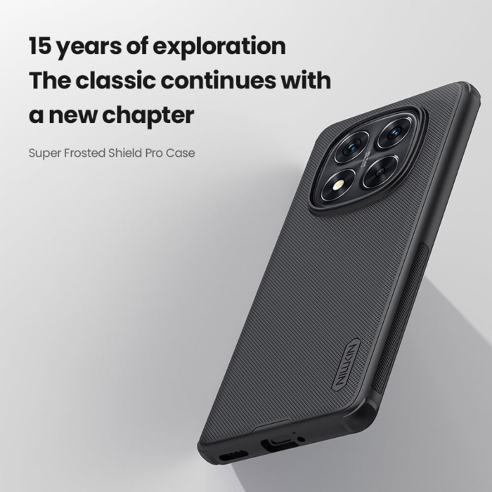 Maska Nillkin Super Frosted Shield Pro za Xiaomi Redmi Note 14 Pro Plus 5G (EU) crna - Slika 6