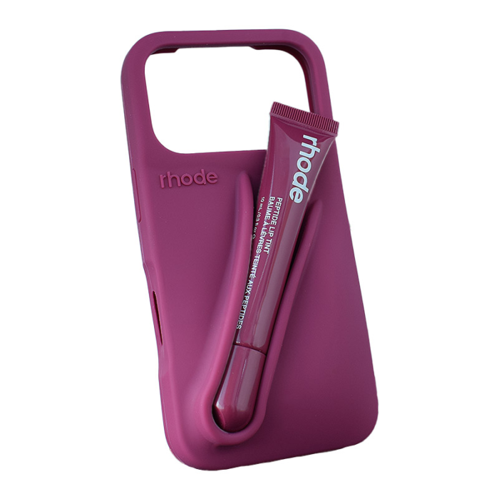 Maska Rhode LIP CASE + LIP TINT za iPhone 17 Pro Max raspberry jelly - Slika 4