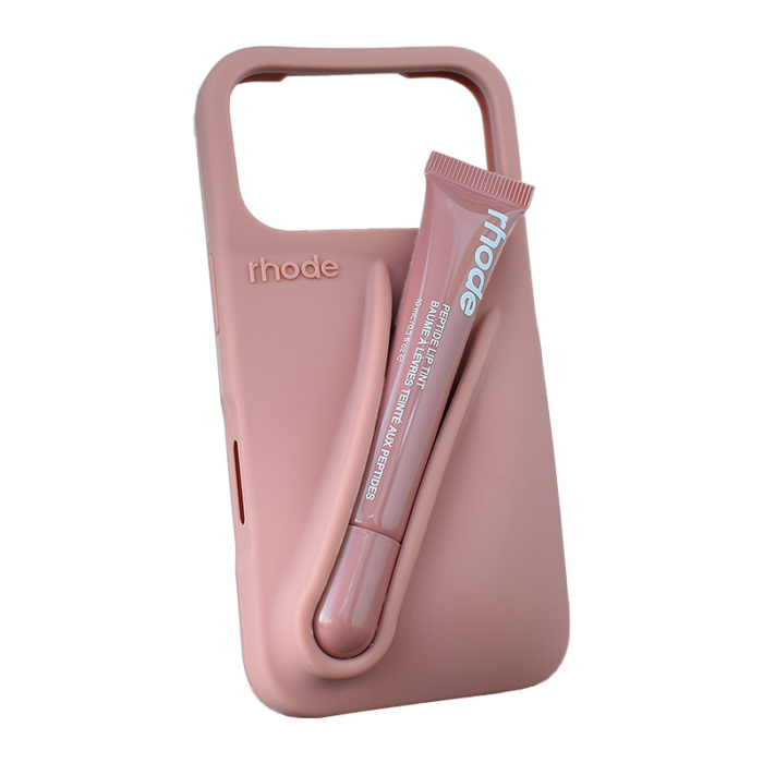 Maska Rhode LIP CASE + LIP TINT za iPhone 17 Pro toast - Slika 4