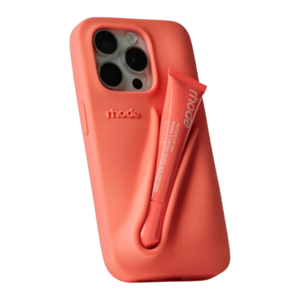 Maska Rhode LIP CASE + LIP TINT za iPhone 16 Pro peach pit
