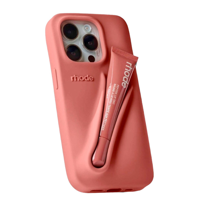 Maska Rhode LIP CASE + LIP TINT za iPhone 16 Pro toast - Slika 4