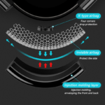 Maska Thunder za iPhone 17 Pro Max crna - Slika 4