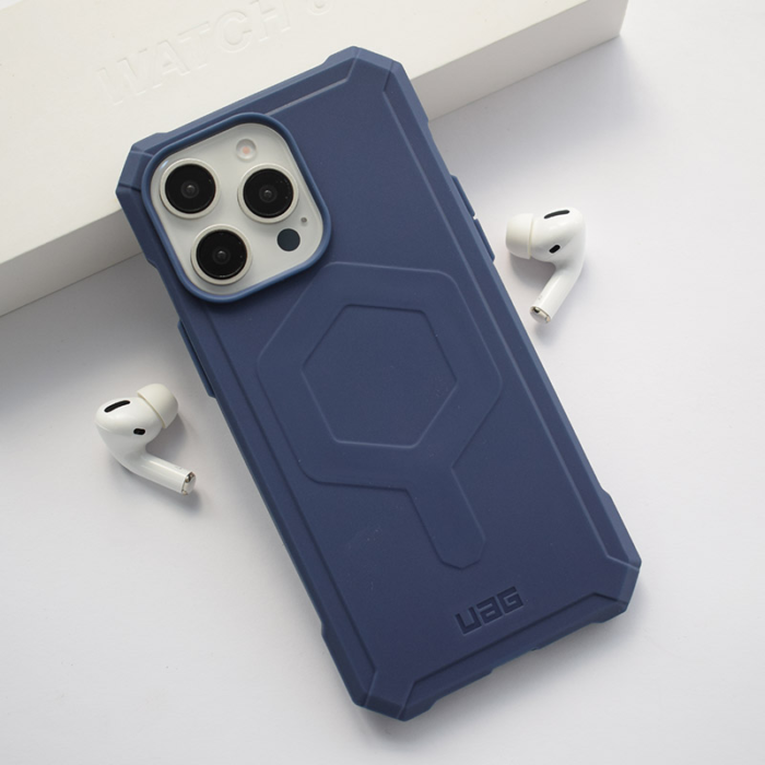 Maska Uag Essential Armor Mag Case za iPhone 15 Pro plava - Slika 3