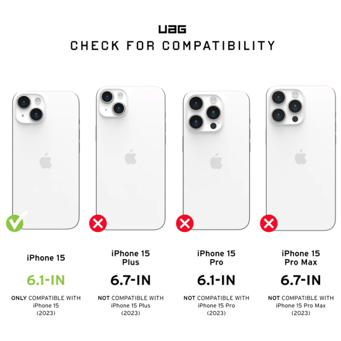 Maska UAG Pathfinder Mag Case iPhone 15 crna - Slika 2