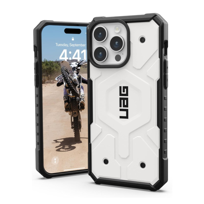 Maska UAG Pathfinder Mag Case iPhone 15 Pro Max bela - Slika 6