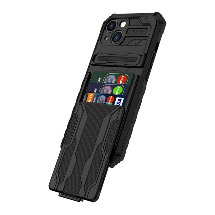 Maska Wallet Armor za iPhone 15 crna - Slika 9