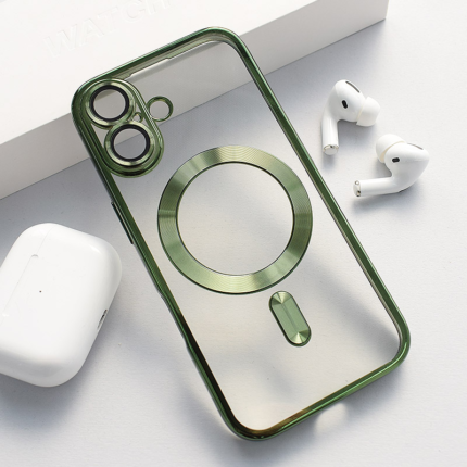 Maska Mag Case Electro za iPhone 16 zelena