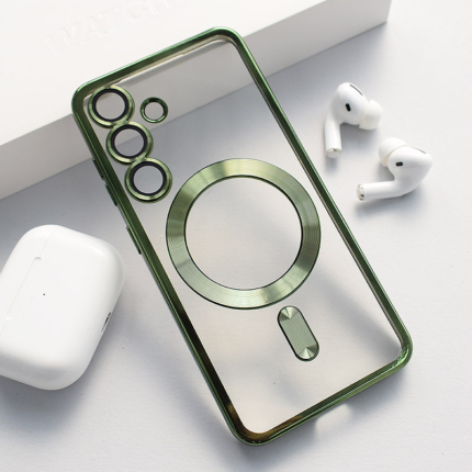 Maska Mag Case Electro za Samsung S24/ S921B/ S25/ S931B zelena