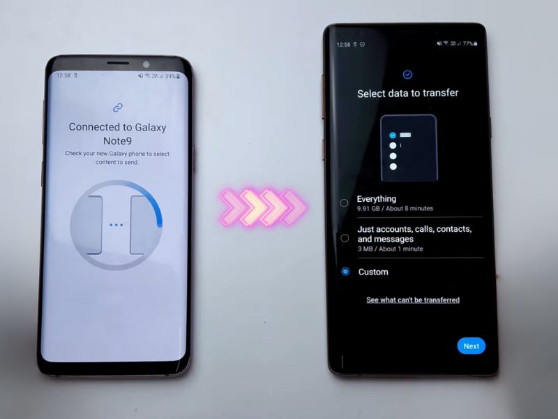 prebacivanje podataka preko wi-fi