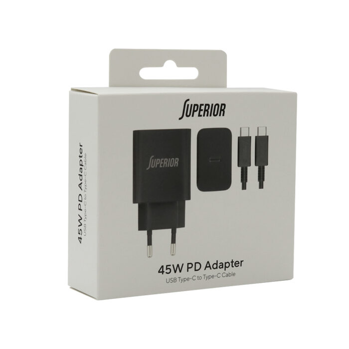 SUPERIOR brzi punjač Samsung 45W sa kablom - crni - Slika 4