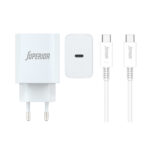 SUPERIOR brzi punjač/adapter za Samsung 45W beli-sa kablom