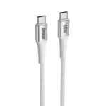 USB data kabal Superior SU-K151 pleteni Fast 60W 3A Type-C na Type-C 1m beli